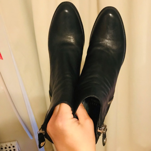 Stuart Weitzman black leather boots - Picture 9 of 14
